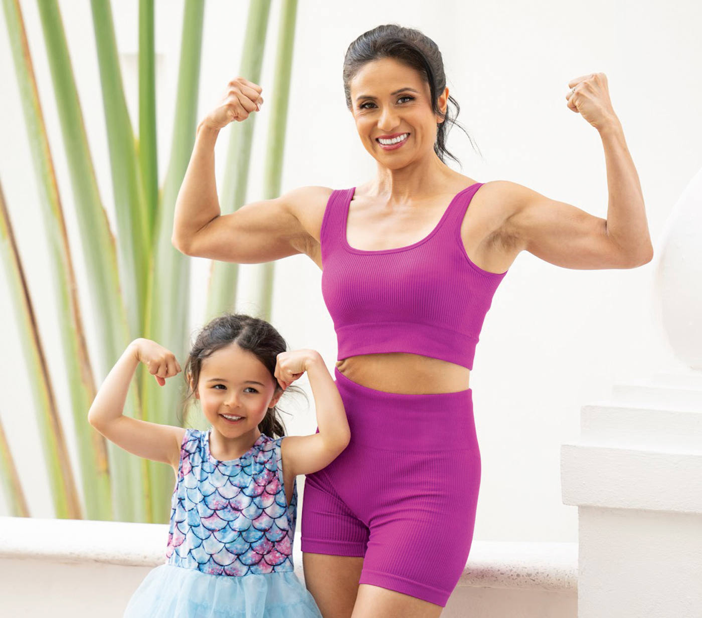 Christine Wu and her Daughter; plus, a lower-body workout for you.