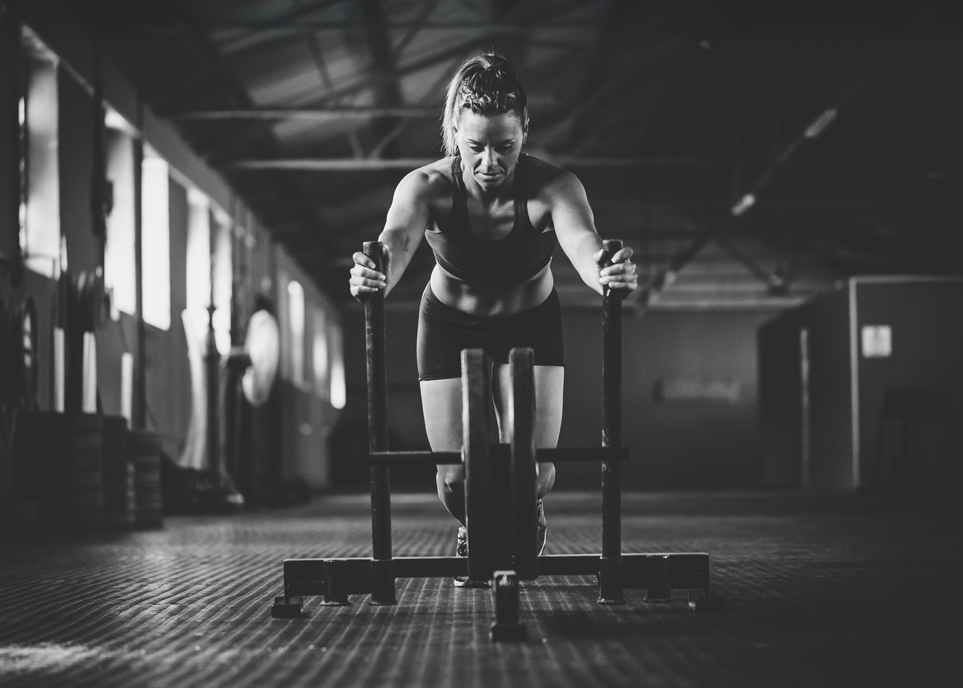 Exercise equipment like the prowler can elevate your workout even more.